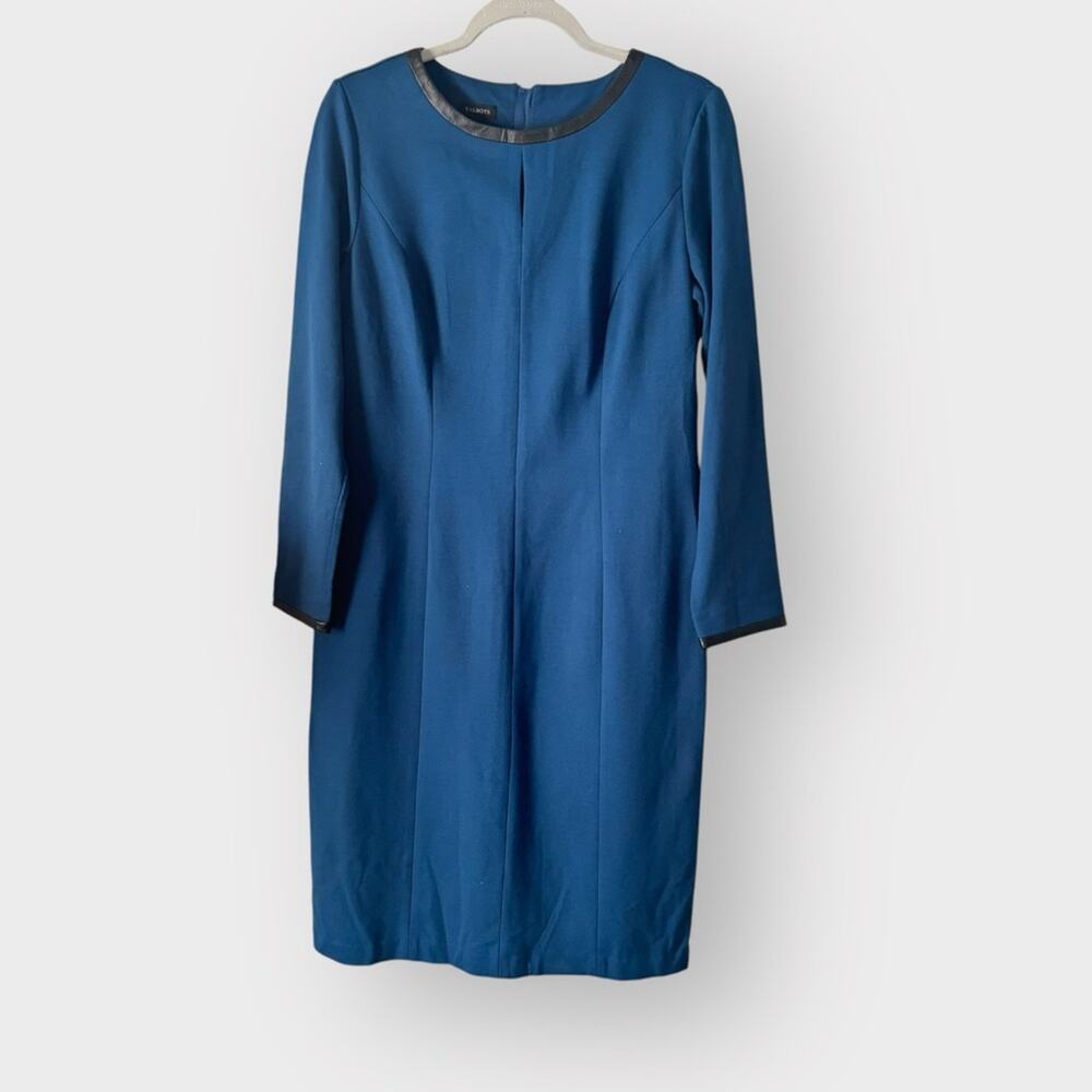 Talbots ponte knee length pencil dress - Picture 2 of 5
